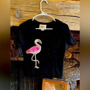 Cashmere flamingo sweater- beautiful